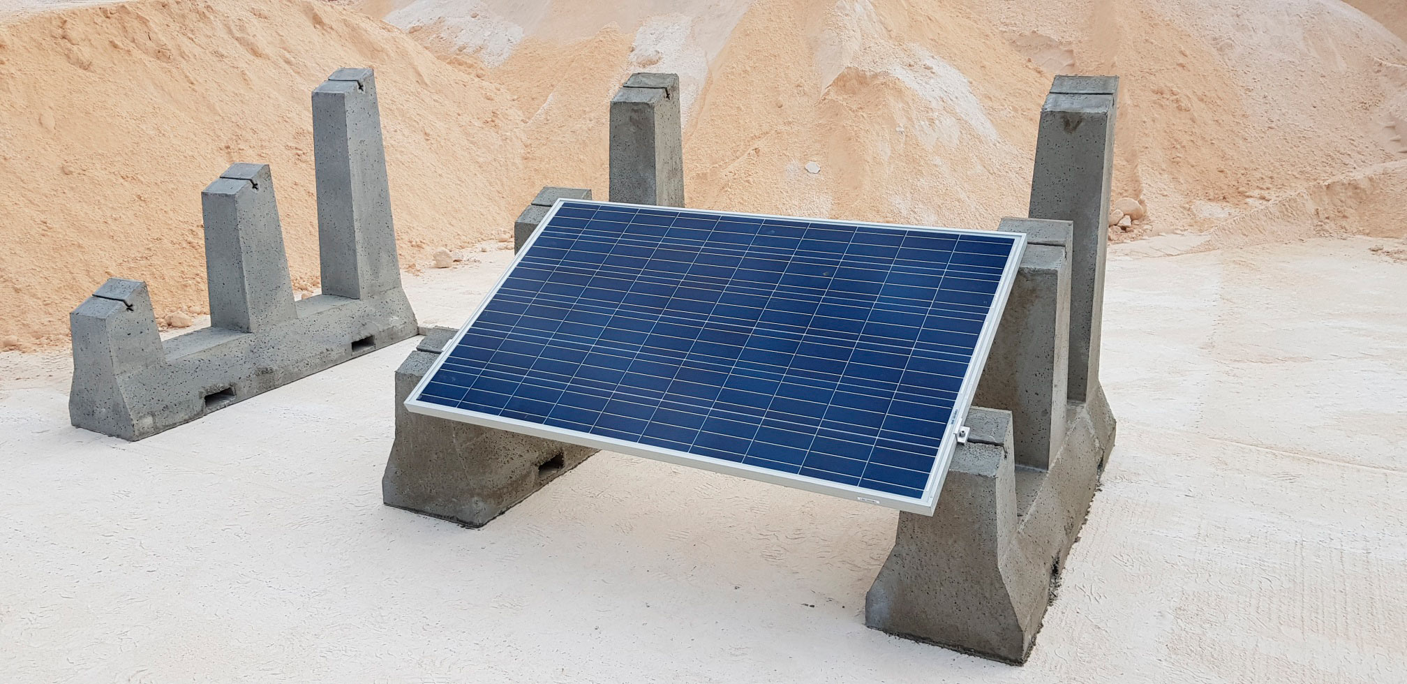 Soporte para placas solares en tejado SOLARBLOC