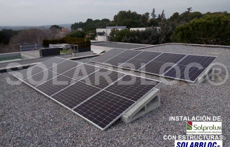 Soportes paneles solares para tejados Solprolux SOLARBLOC
