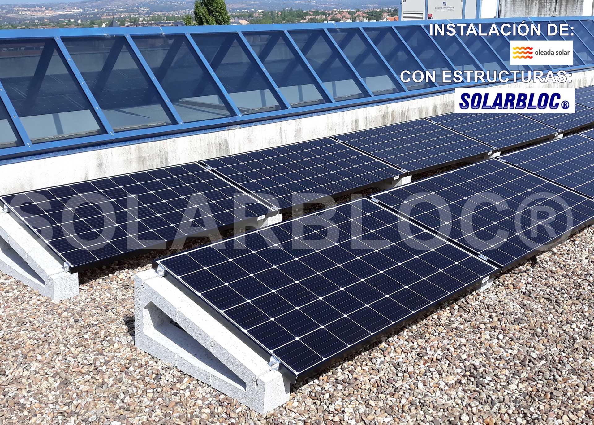 Soporte para paneles solares SOLARBLOC