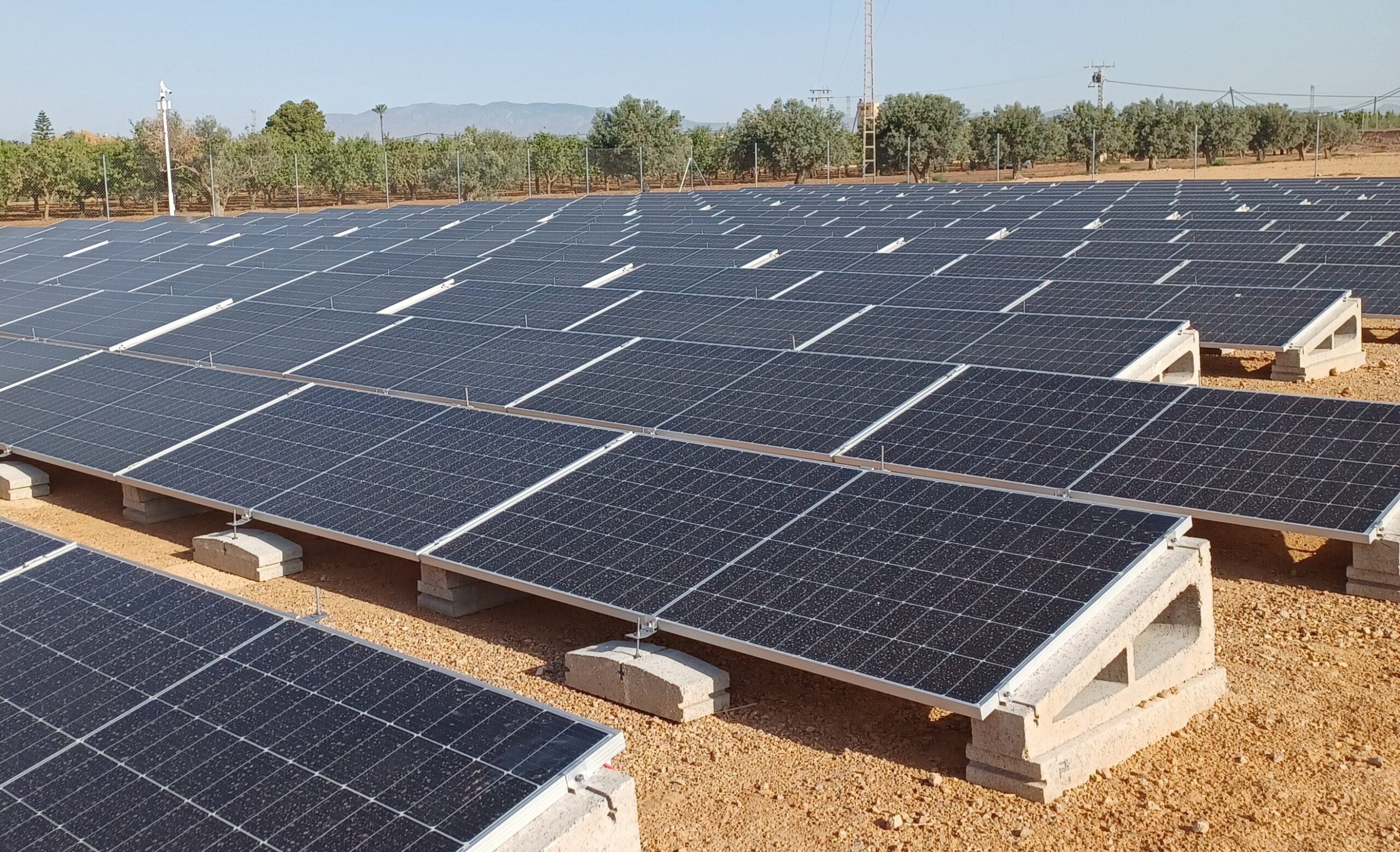 estructura placas solares